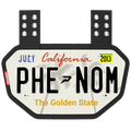 Phenom Elite Football Back Plate - California