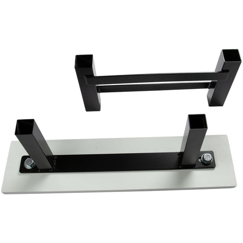 DUAL STANCHION PITCHER'S RUBBER SYSTEM