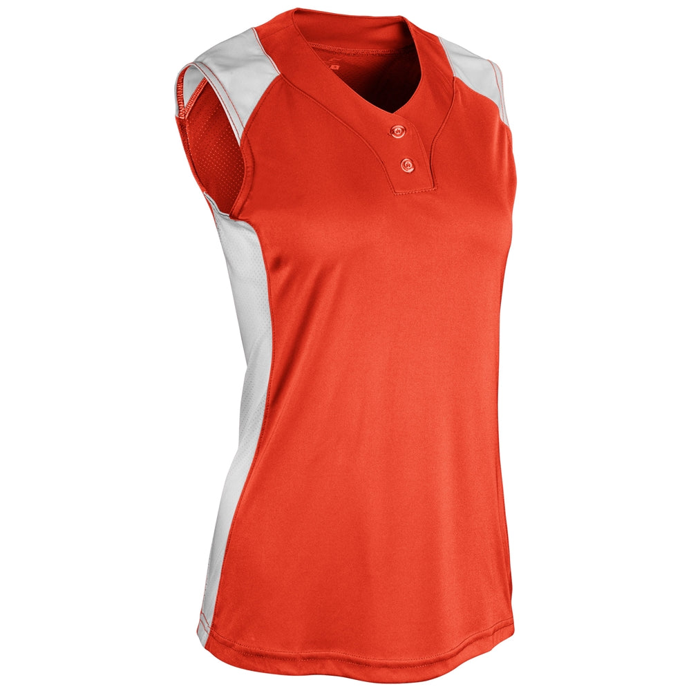 INFINITE 2-BUTTON SLEEVELESS JERSEY
