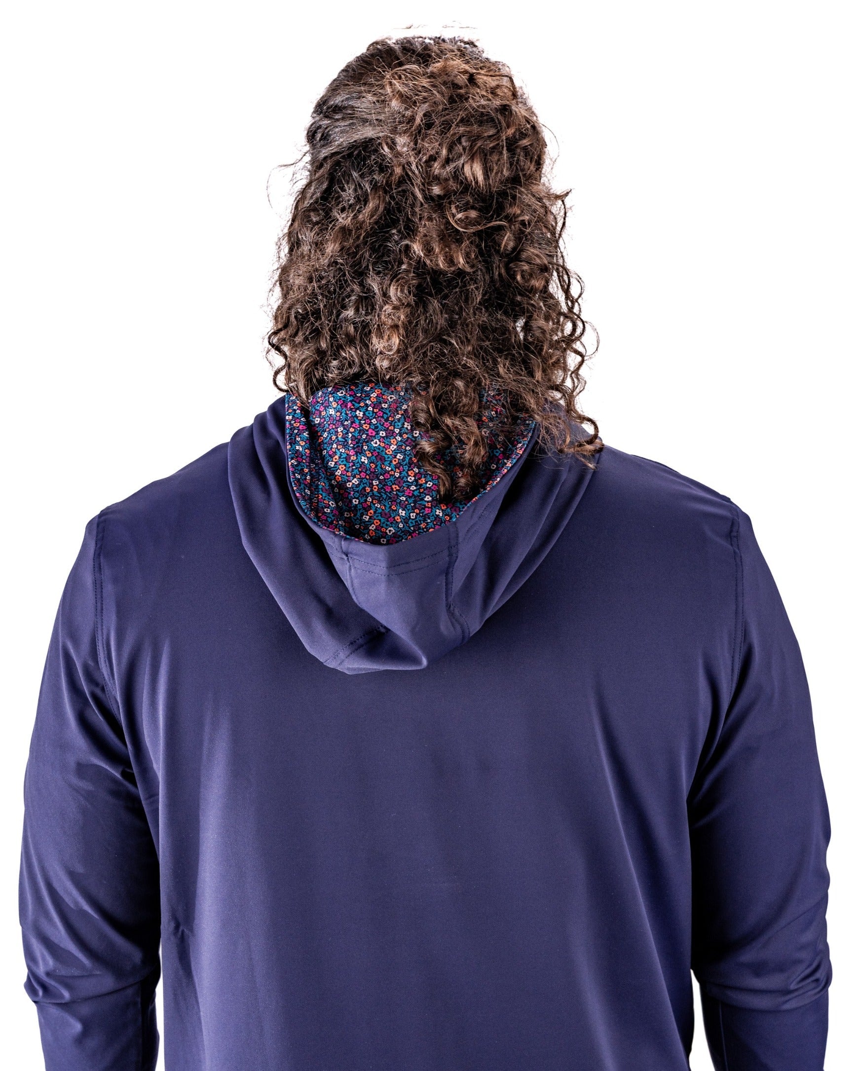Performance Golf Hoodie - Lavender Flower Power