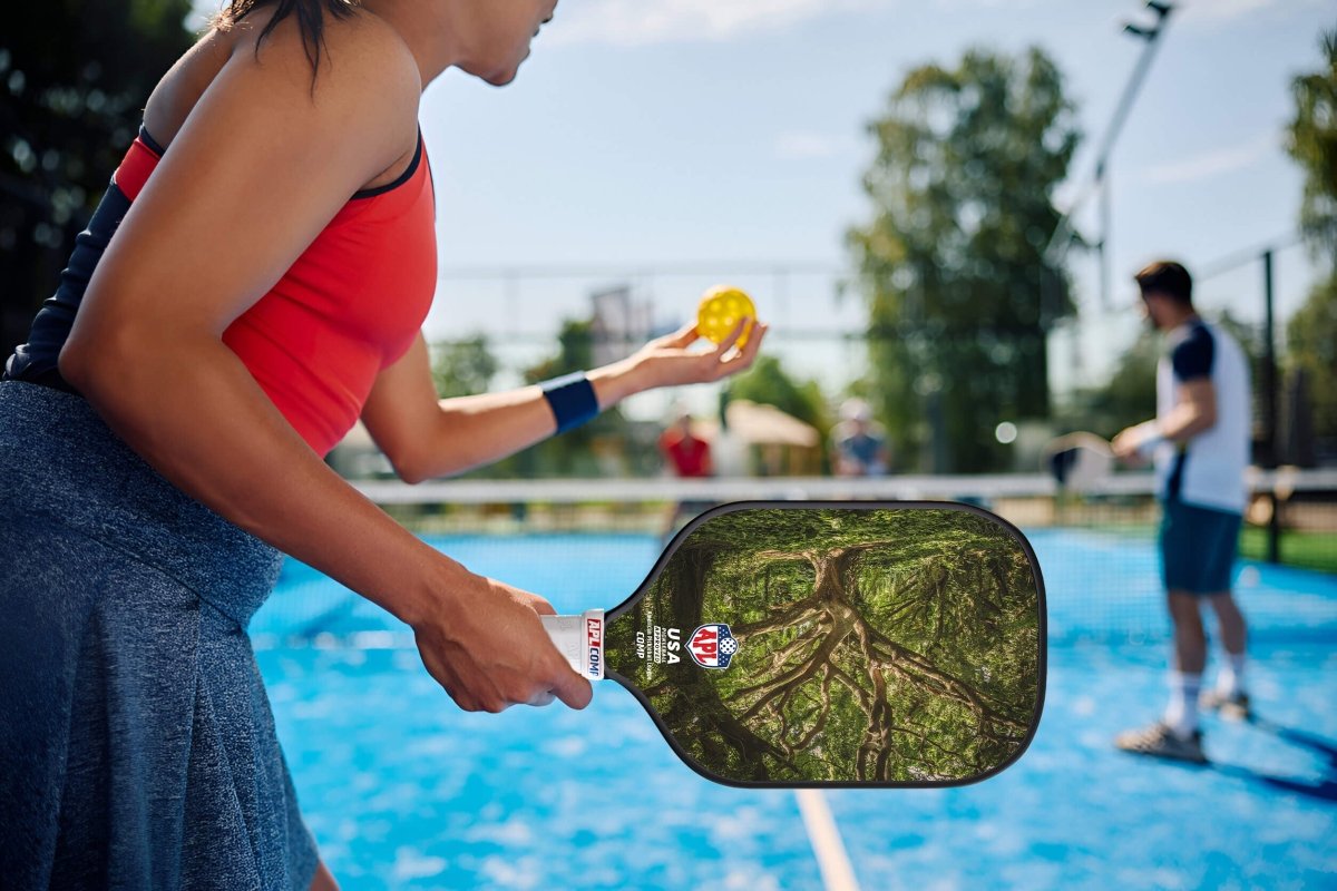 APL - Tree Pickleball Paddle | 16mm Carbon Fiber | Best Pickleball Paddles | American Pickleball League