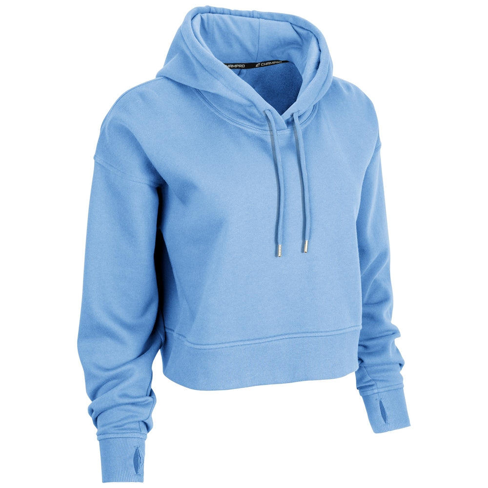 VICTORY FLEECE WOMEN'S CROP HOODIE