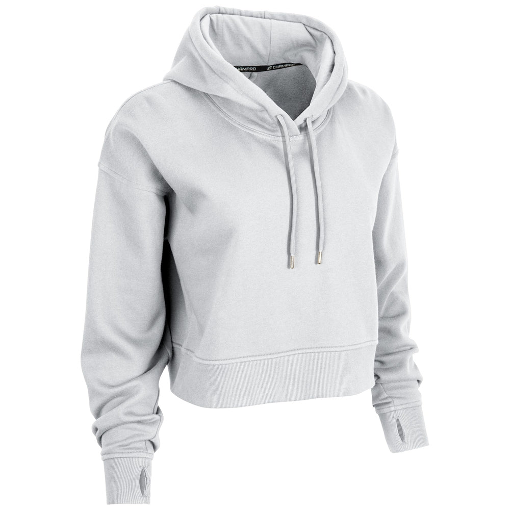 VICTORY FLEECE WOMEN'S CROP HOODIE