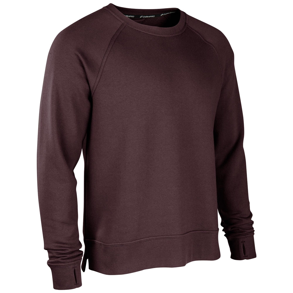 VICTORY FLEECE MEN'S SPLIT HEM CREW