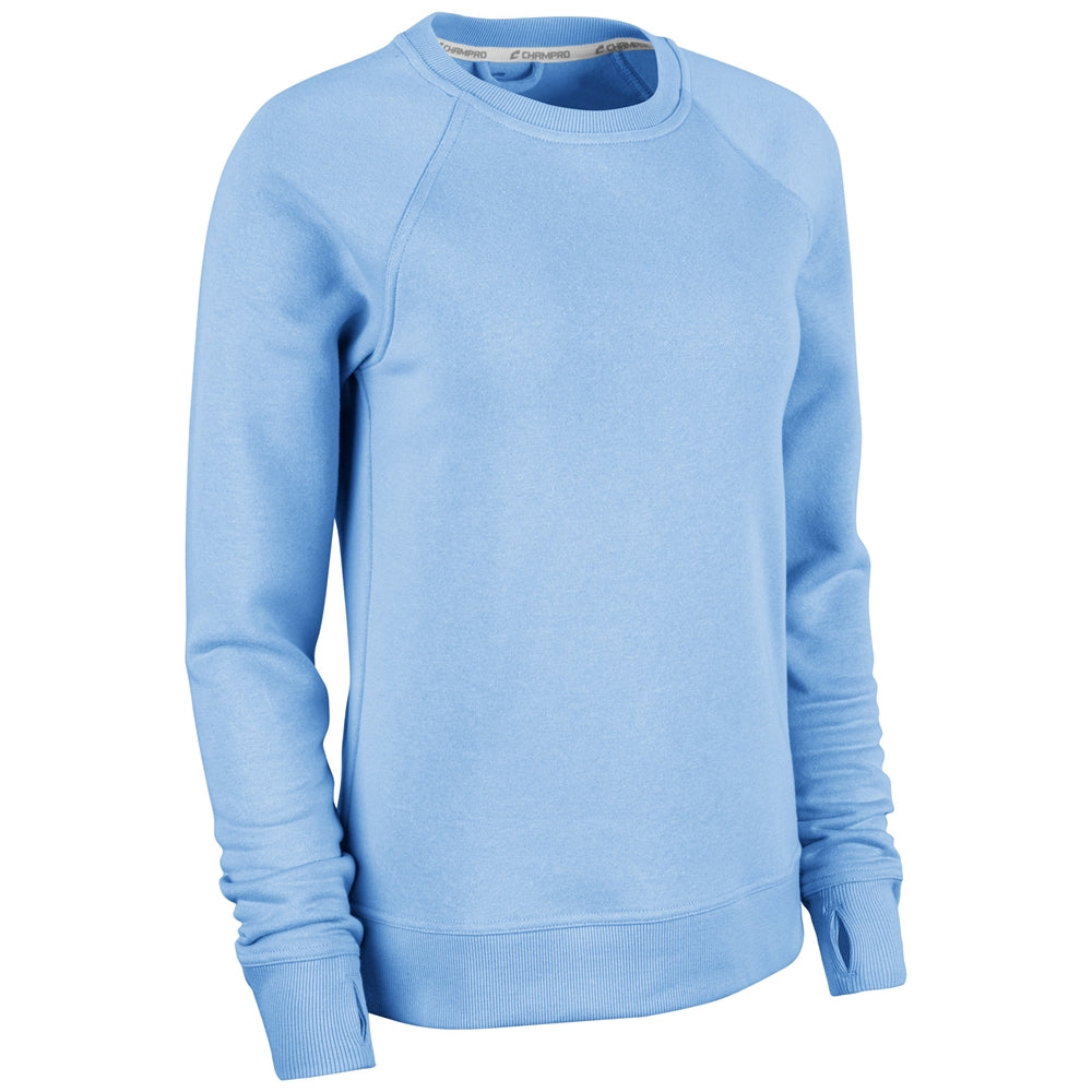 VICTORY FLEECE WOMEN'S SPLIT HEM CREW