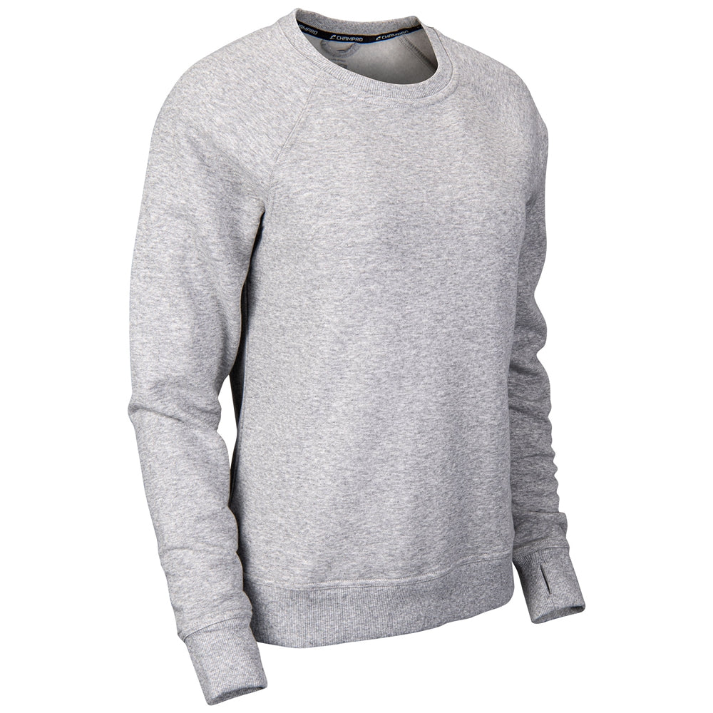 VICTORY FLEECE WOMEN'S SPLIT HEM CREW