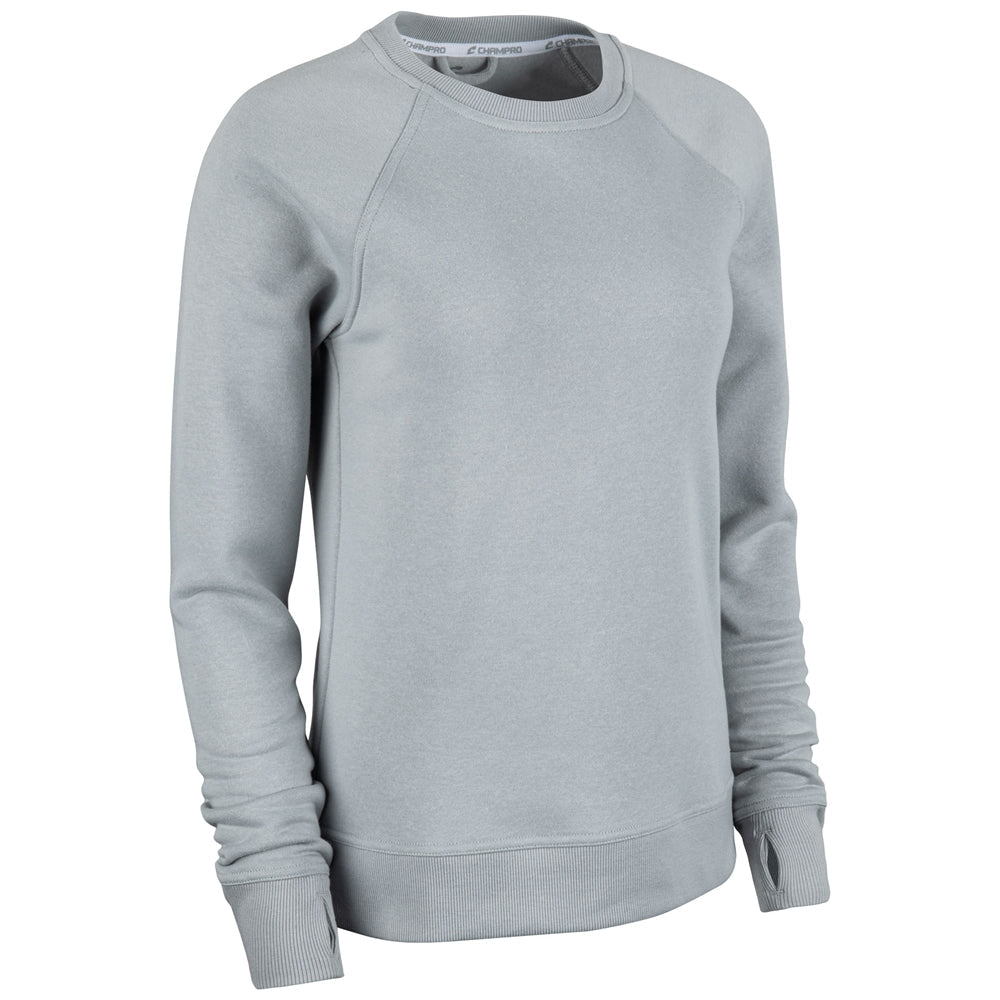 VICTORY FLEECE WOMEN'S SPLIT HEM CREW