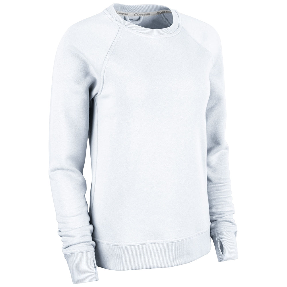 VICTORY FLEECE WOMEN'S SPLIT HEM CREW