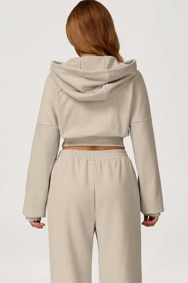 The Axis Crop Hoodie